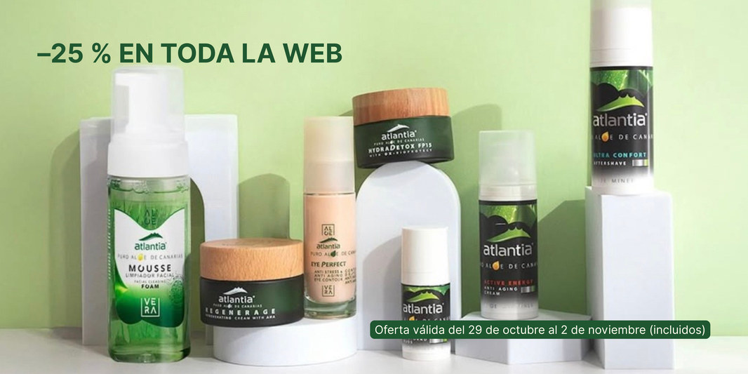 Atlantia cosmetica aloe vera de canarias